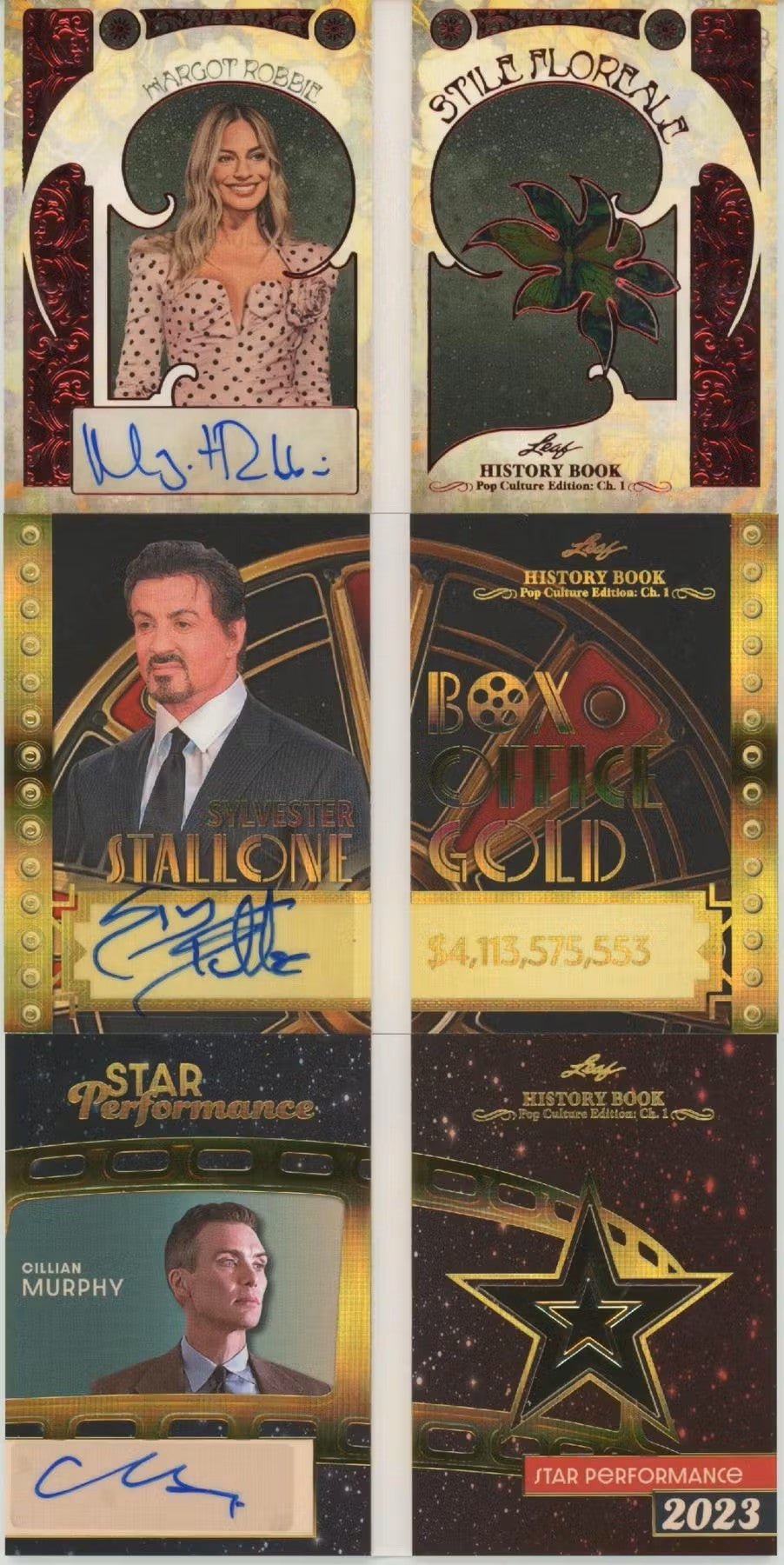 2024 Leaf History Book Pop Culture Edition Chapter 1 Hobby Box - Columbia Hobby - Sports Card Boxes - Toploaders - Card Savers