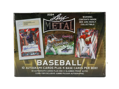 2024 Leaf Metal Baseball Jumbo Box - Columbia Hobby - Sports Card Boxes - Toploaders - Card Savers
