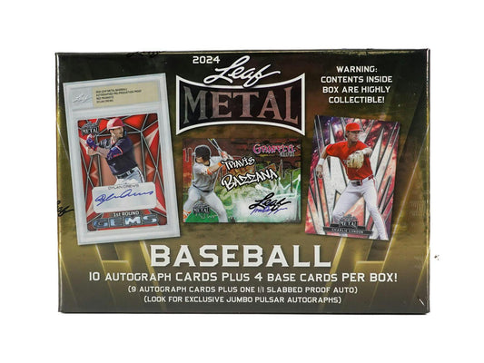 2024 Leaf Metal Baseball Jumbo Box - Columbia Hobby - Sports Card Boxes - Toploaders - Card Savers