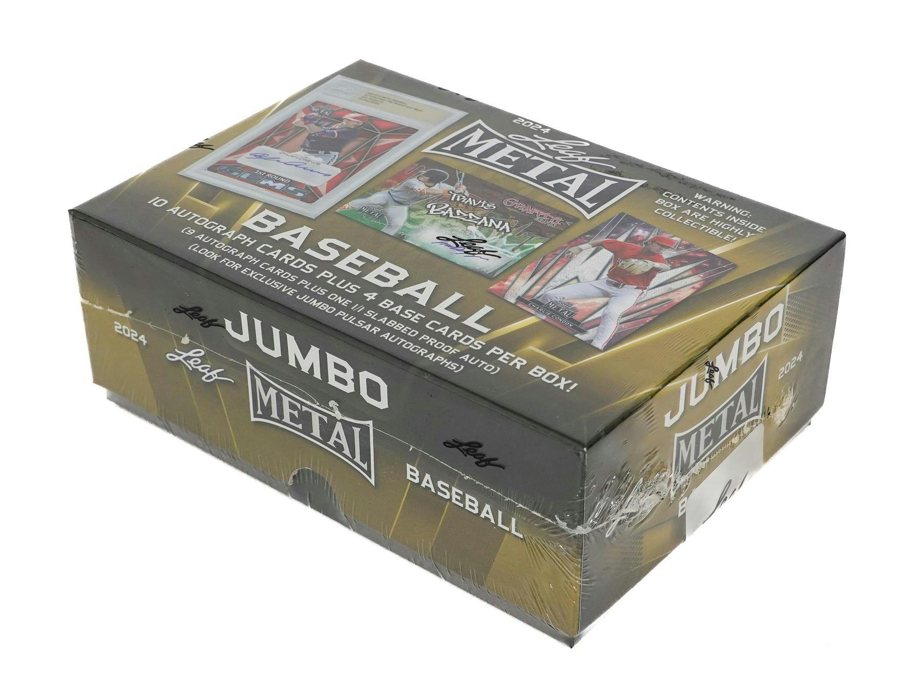 2024 Leaf Metal Baseball Jumbo Box - Columbia Hobby - Sports Card Boxes - Toploaders - Card Savers
