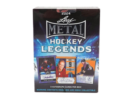 2024 Leaf Metal Hockey Legends - Columbia Hobby - Sports Card Boxes - Toploaders - Card Savers