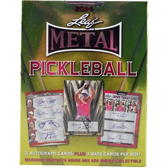 2024 Leaf Metal Pickle Ball Hobby Box - Columbia Hobby - Sports Card Boxes - Toploaders - Card Savers