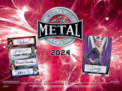 2024 Leaf Metal Women of Sport Box - Columbia Hobby - Sports Card Boxes - Toploaders - Card Savers