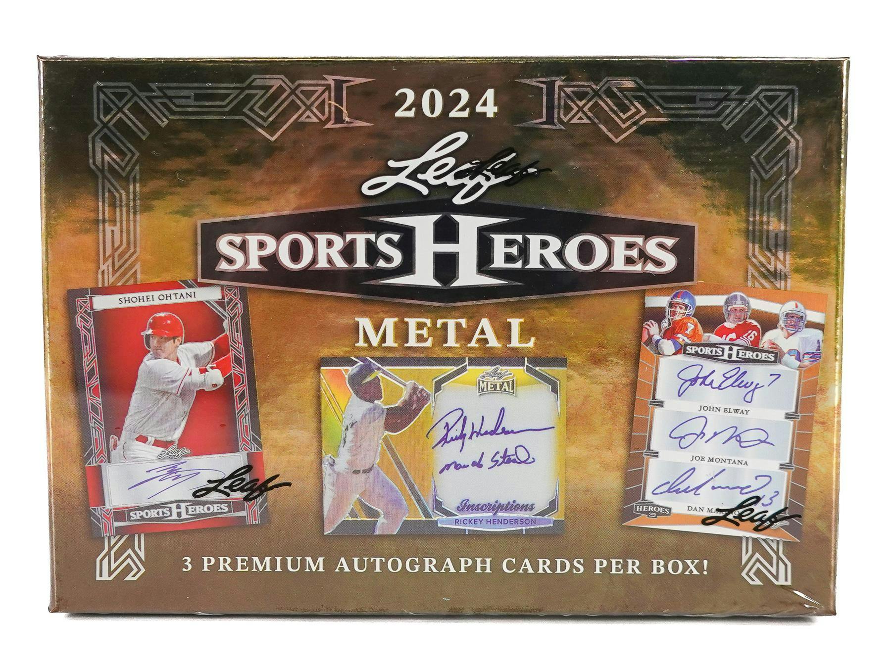 2024 Leaf Sports Heros Metal - Columbia Hobby - Sports Card Boxes - Toploaders - Card Savers