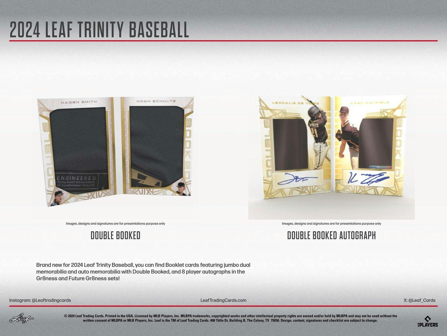 2024 Leaf Trinity Baseball Hobby Box | Columbia Sports Cards - Columbia Hobby - Sports Card Boxes - Toploaders - Card Savers