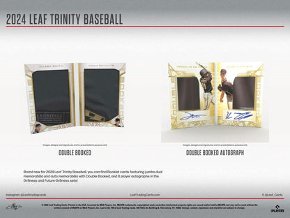2024 Leaf Trinity Baseball Hobby Box | Columbia Sports Cards - Columbia Hobby - Sports Card Boxes - Toploaders - Card Savers