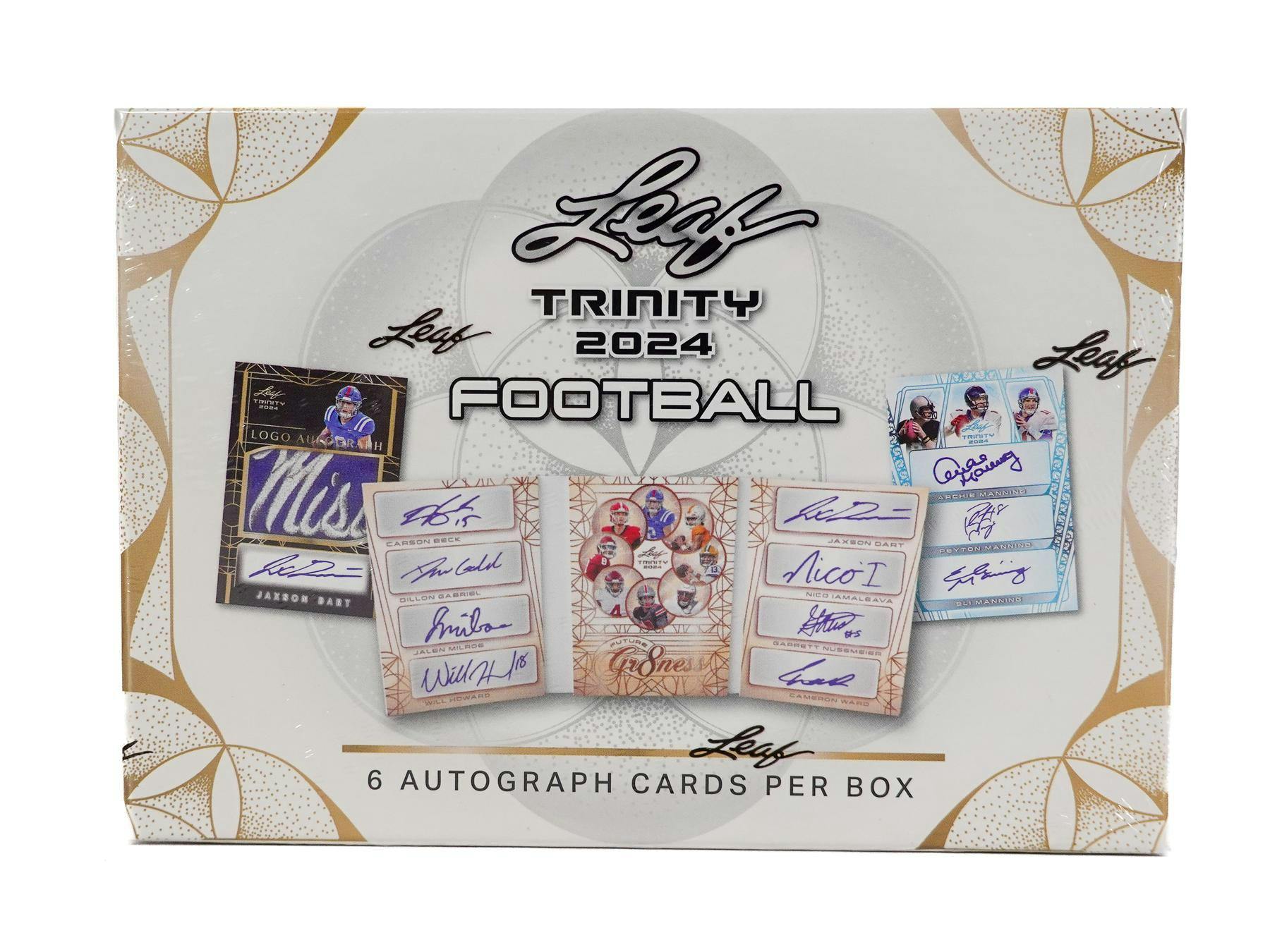 2024 Leaf Trinity Football Hobby Box - Columbia Hobby - Sports Card Boxes - Toploaders - Card Savers