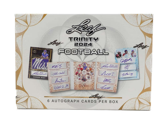 2024 Leaf Trinity Football Hobby Box - Columbia Hobby - Sports Card Boxes - Toploaders - Card Savers