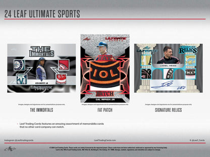 2024 Leaf Ultimate Sports Hobby Box - Columbia Hobby - Sports Card Boxes - Toploaders - Card Savers