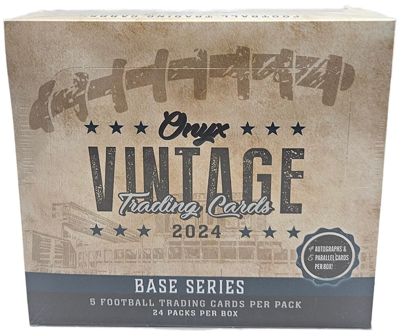 2024 Onyx Vintage Football Hobby Box - Columbia Hobby - Sports Card Boxes - Toploaders - Card Savers