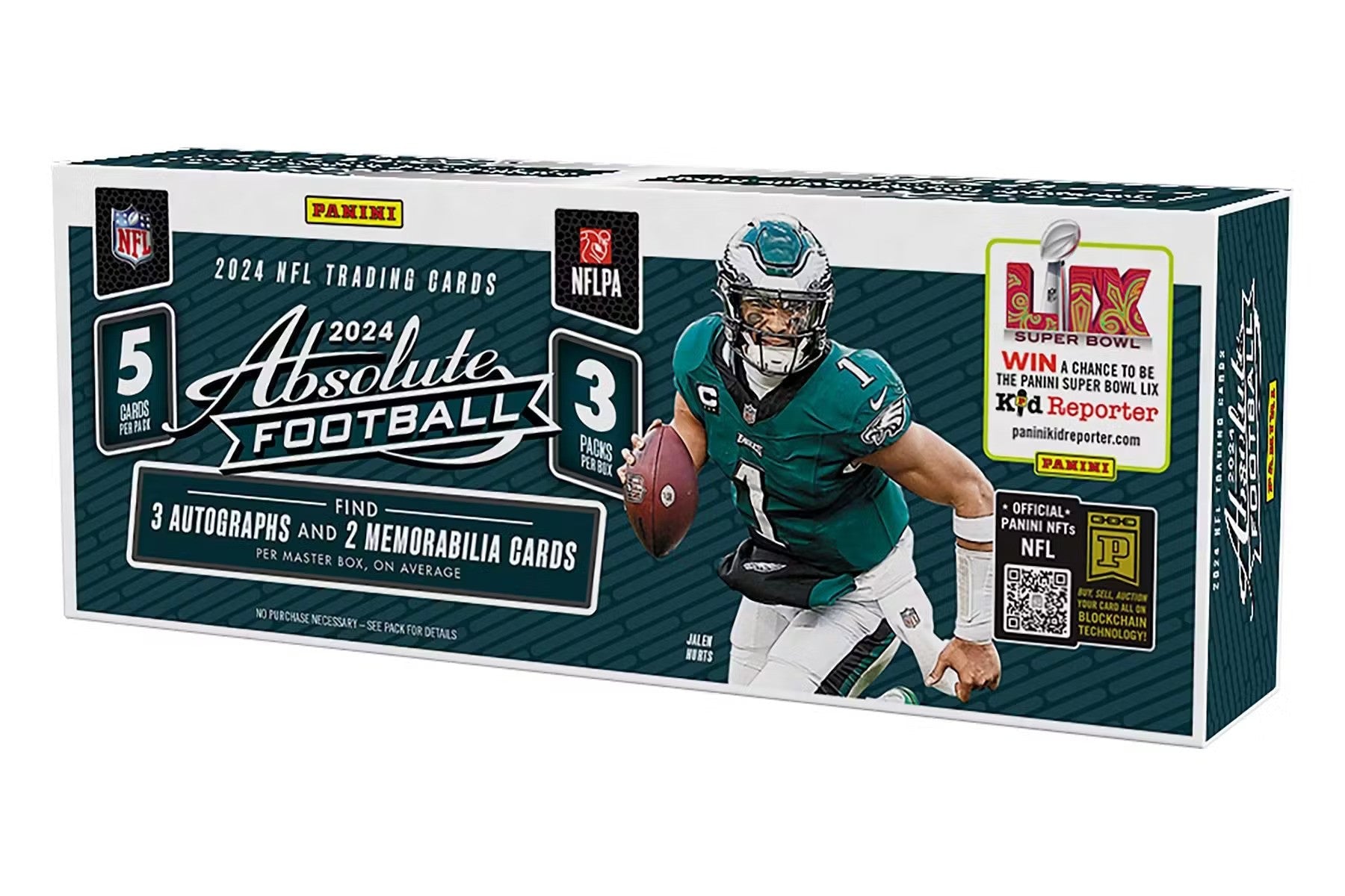 2024 Panini Absolute Football Hobby Box - Columbia Hobby - Sports Card Boxes - Toploaders - Card Savers