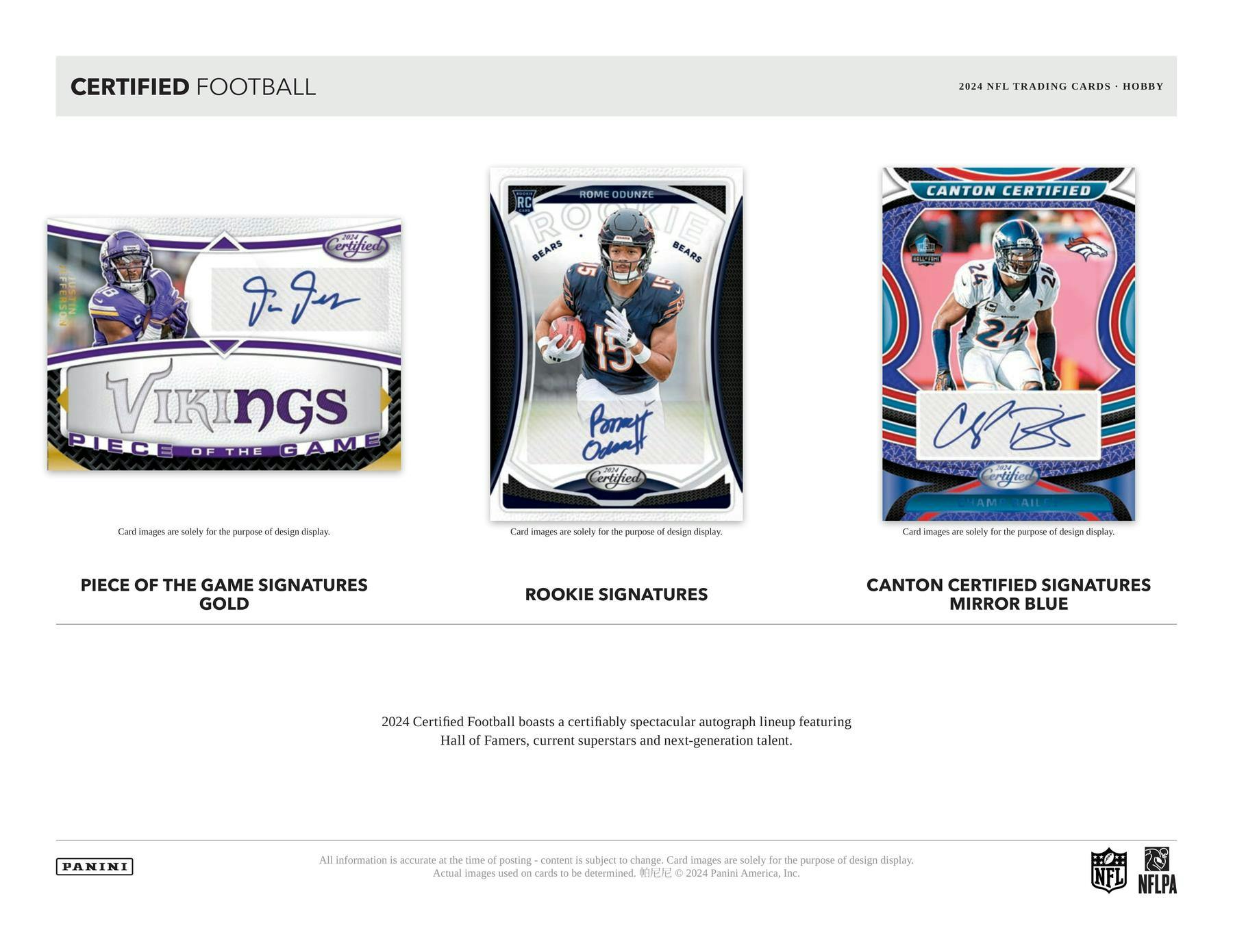 2024 Panini Certified Football Hobby Box - Columbia Hobby - Sports Card Boxes - Toploaders - Card Savers