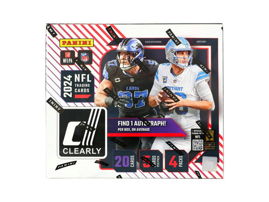 2024 Panini Clearly Donruss Football Hobby Box - Columbia Hobby - Sports Card Boxes - Toploaders - Card Savers