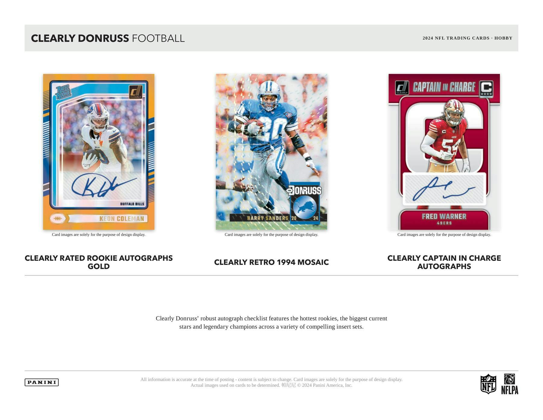 2024 Panini Clearly Donruss Football Hobby Box - Columbia Hobby - Sports Card Boxes - Toploaders - Card Savers
