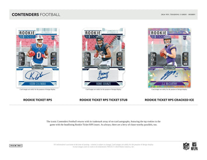 2024 Panini Contenders Football Hobby Box - Columbia Hobby - Sports Card Boxes - Toploaders - Card Savers