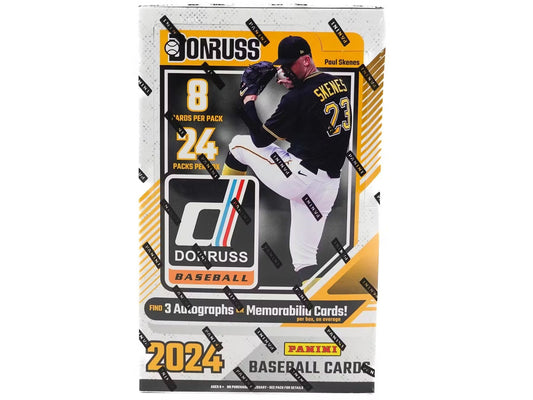 2024 Panini Donruss Baseball Hobby Box - Columbia Hobby - Sports Card Boxes - Toploaders - Card Savers