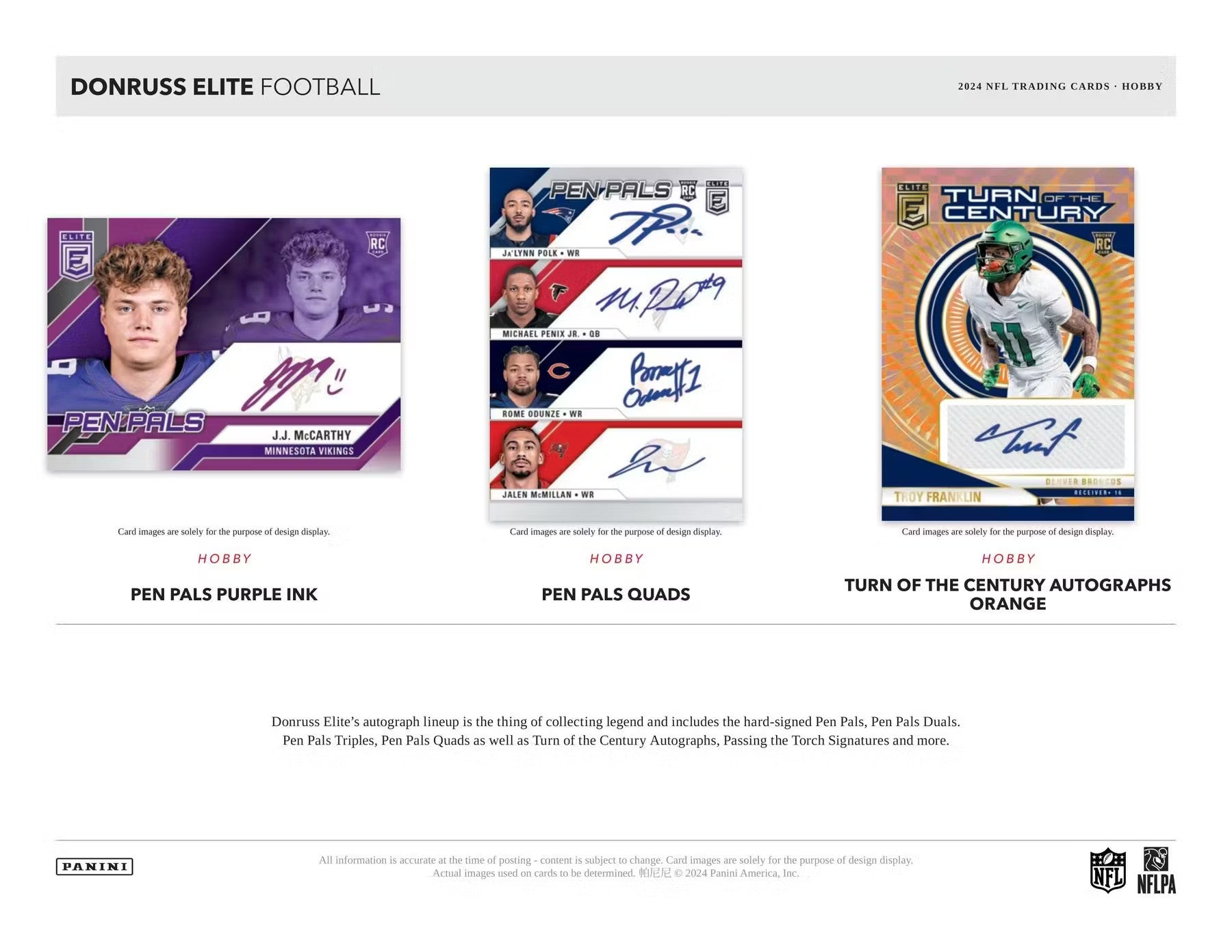 2024 Panini Donruss Elite Football Hobby Box - Columbia Hobby - Sports Card Boxes - Toploaders - Card Savers