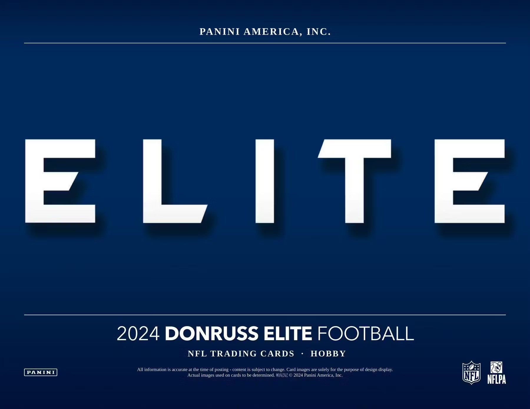 2024 Panini Donruss Elite Football Hobby Box - Columbia Hobby - Sports Card Boxes - Toploaders - Card Savers