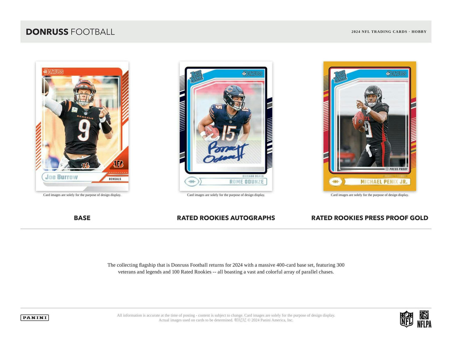 2024 Panini Donruss Football Hobby Box - Columbia Hobby - Sports Card Boxes - Toploaders - Card Savers