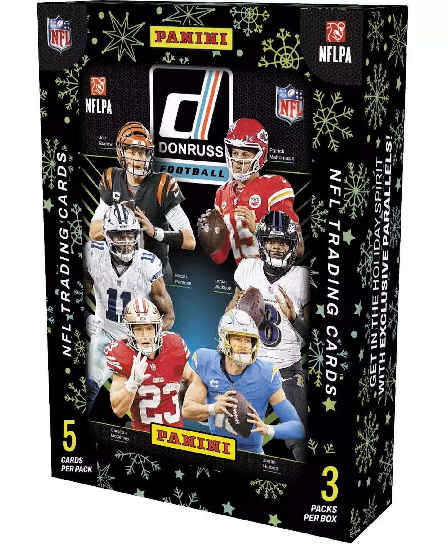 2024 Panini Donruss Football Winter Holiday Tin - Columbia Hobby - Sports Card Boxes - Toploaders - Card Savers