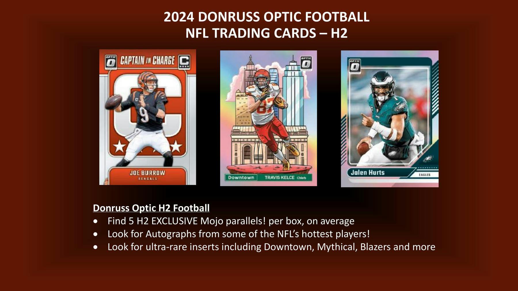 2024 Panini Donruss Optic Football H2 Box - Columbia Hobby - Sports Card Boxes - Toploaders - Card Savers