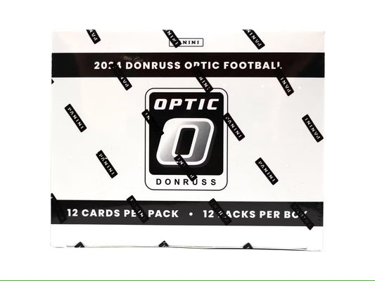 2024 Panini Donruss Optic Football Jumbo Value 12 - Pack Box - Columbia Hobby - Sports Card Boxes - Toploaders - Card Savers