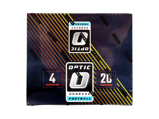 2024 Panini Donruss Optic Football Retail 20 - Pack Box - Columbia Hobby - Sports Card Boxes - Toploaders - Card Savers