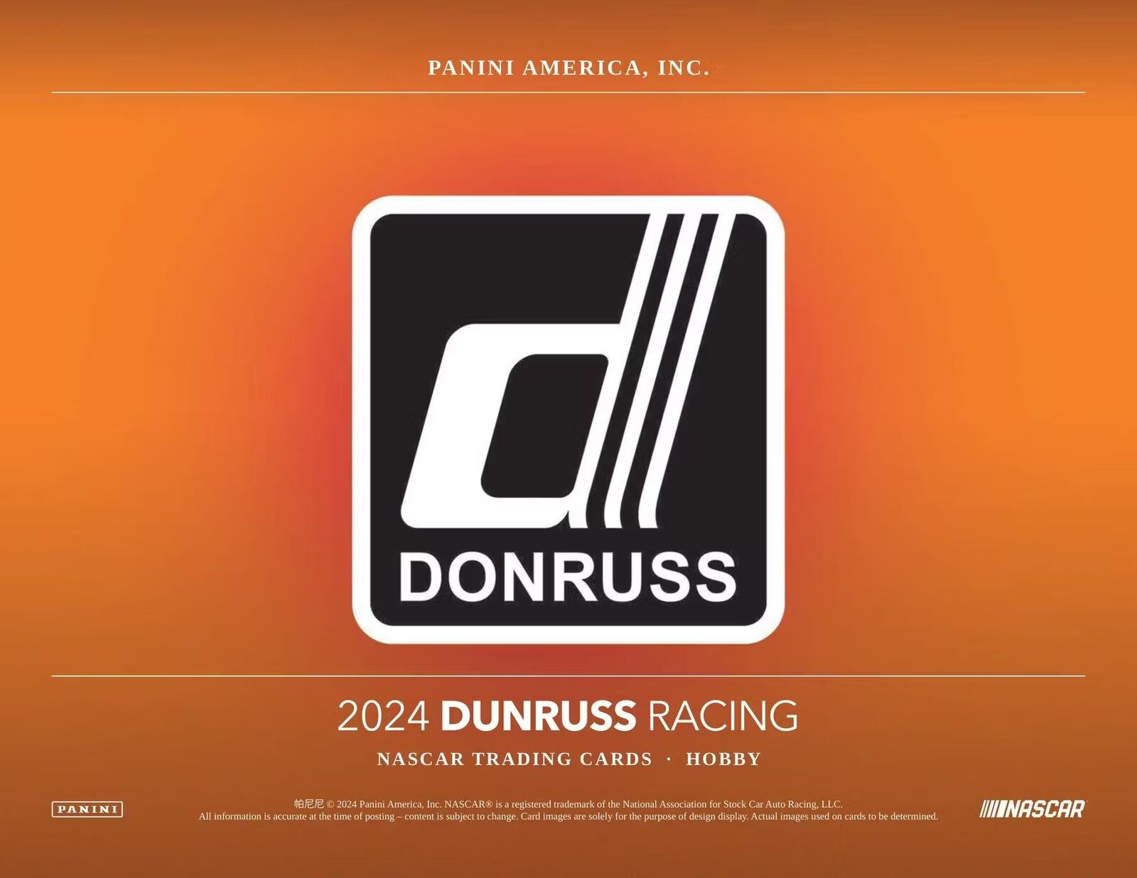 2024 Panini Donruss Racing Hobby Box - Columbia Hobby - Sports Card Boxes - Toploaders - Card Savers