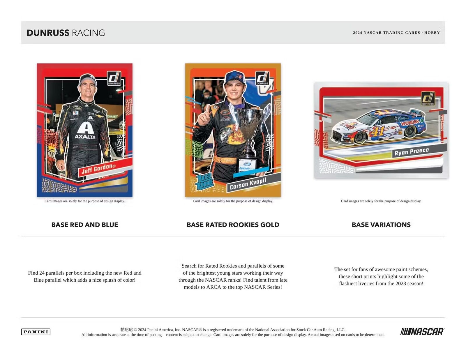 2024 Panini Donruss Racing Hobby Box - Columbia Hobby - Sports Card Boxes - Toploaders - Card Savers