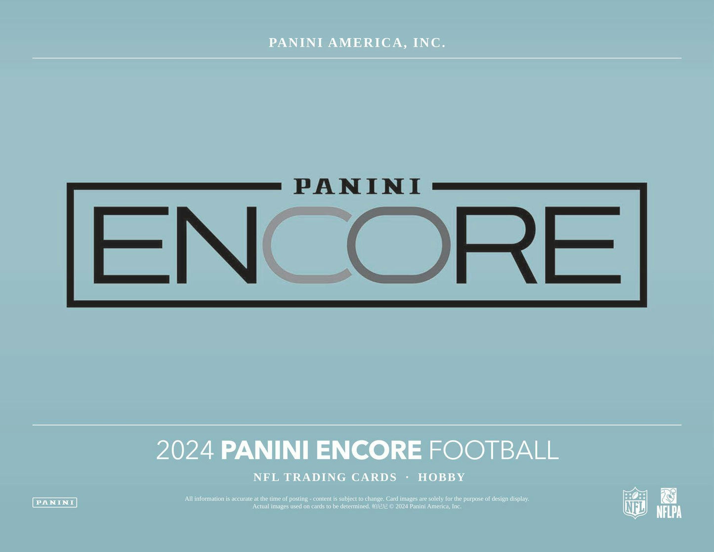 2024 Panini Encore Football Hobby Box - Columbia Hobby - Sports Card Boxes - Toploaders - Card Savers