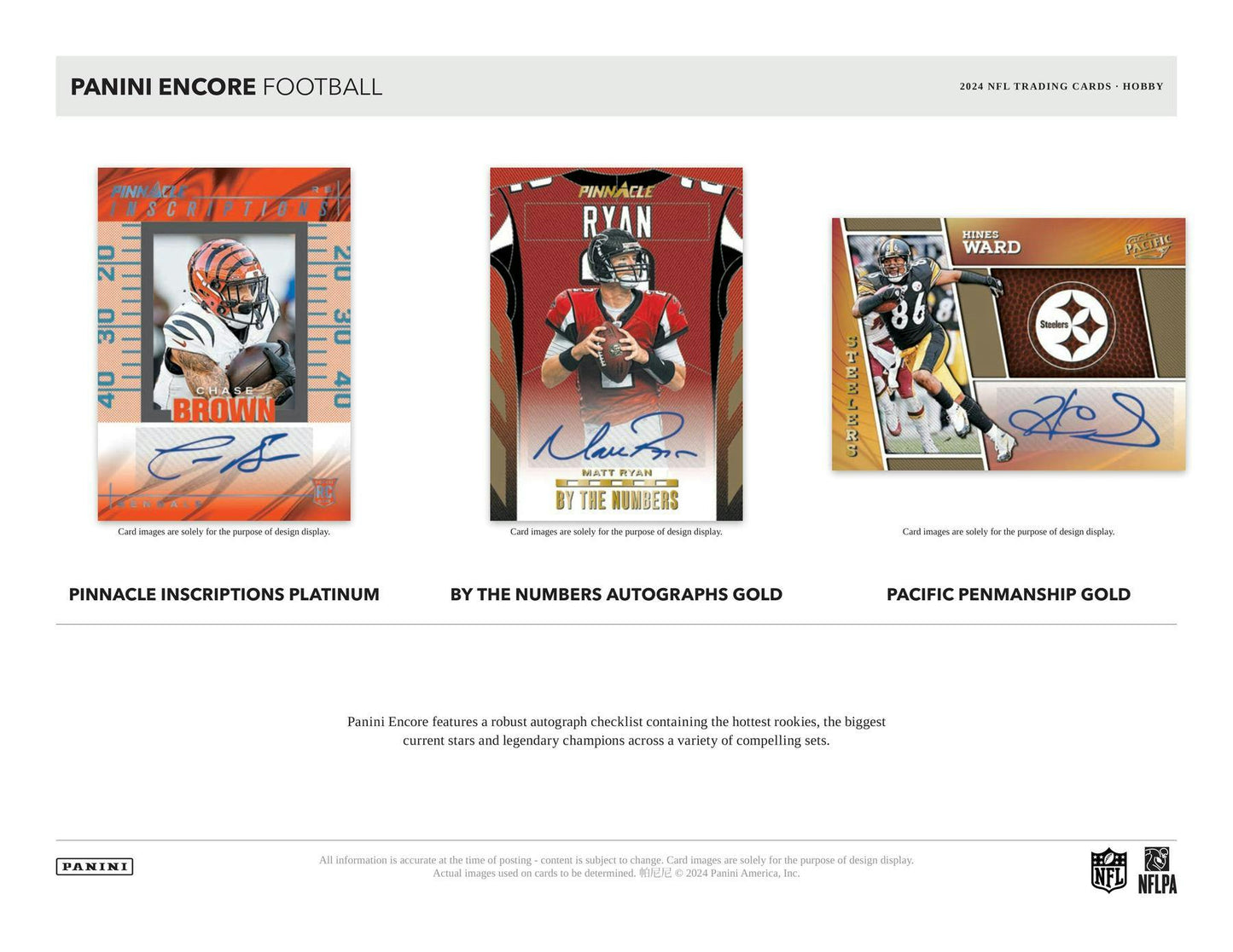 2024 Panini Encore Football Hobby Box - Columbia Hobby - Sports Card Boxes - Toploaders - Card Savers