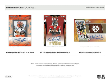 2024 Panini Encore Football Hobby Box - Columbia Hobby - Sports Card Boxes - Toploaders - Card Savers