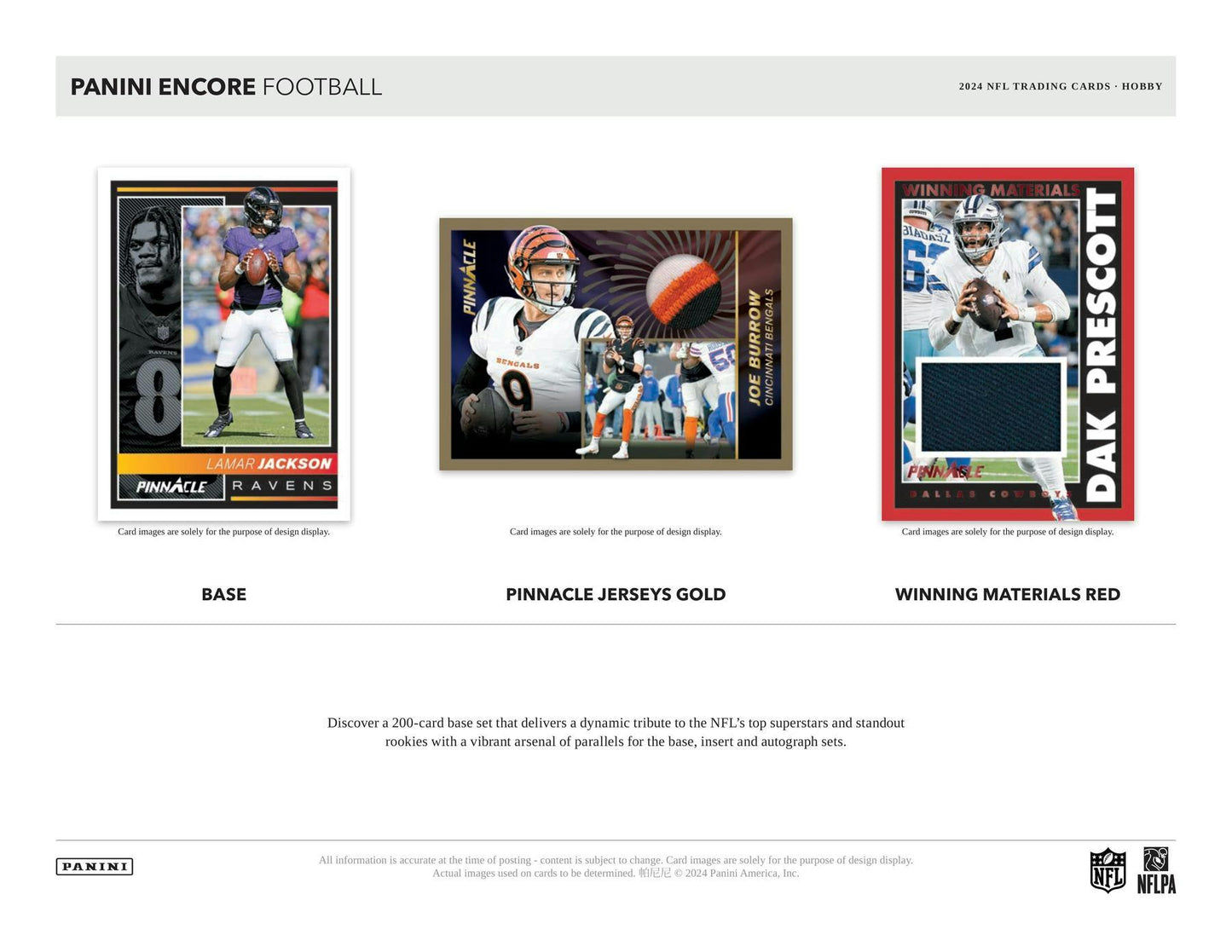 2024 Panini Encore Football Hobby Box - Columbia Hobby - Sports Card Boxes - Toploaders - Card Savers