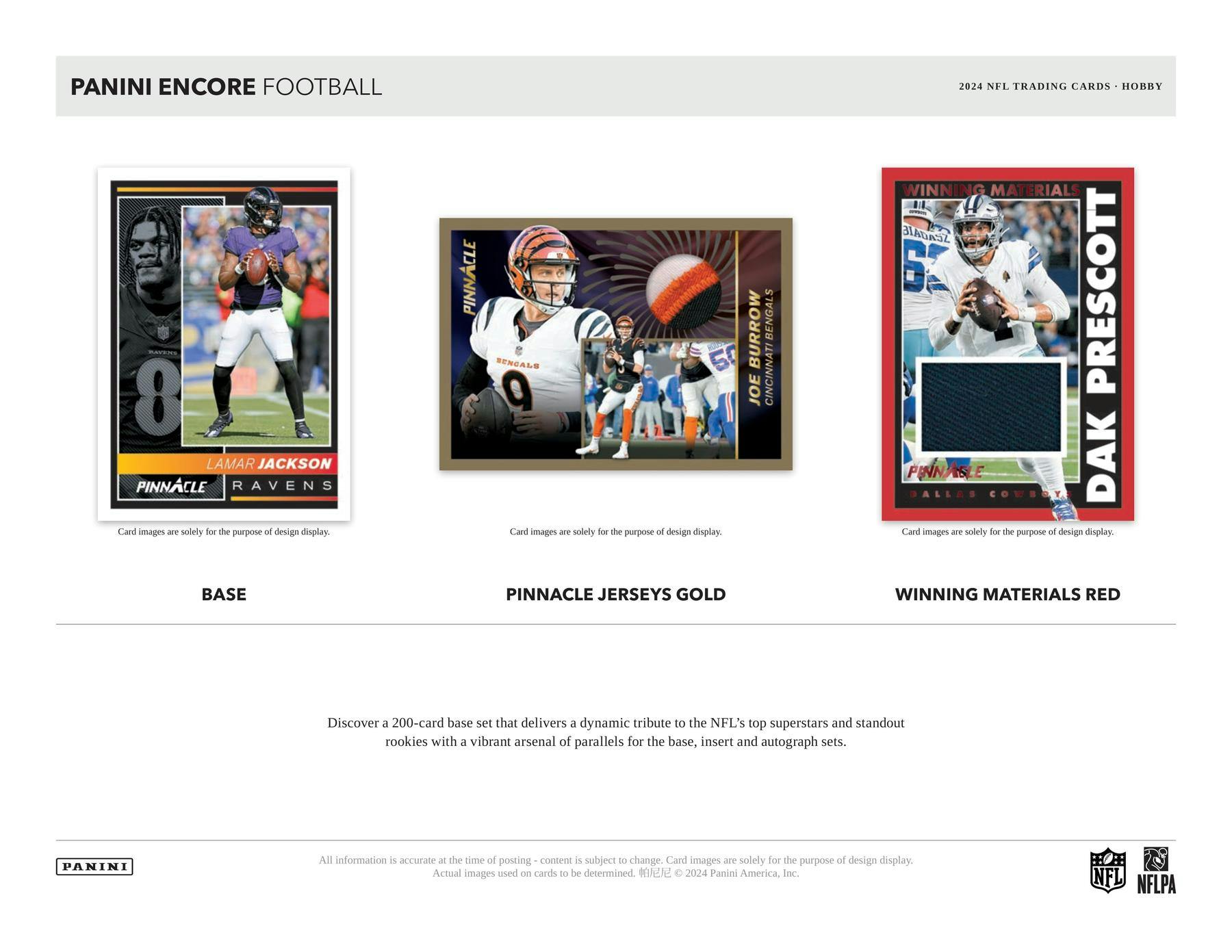 2024 Panini Encore Football Hobby Box - Columbia Hobby - Sports Card Boxes - Toploaders - Card Savers