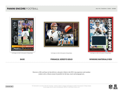 2024 Panini Encore Football Hobby Box - Columbia Hobby - Sports Card Boxes - Toploaders - Card Savers