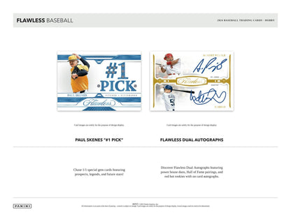 2024 Panini Flawless Baseball Hobby Box - Columbia Hobby - Sports Card Boxes - Toploaders - Card Savers