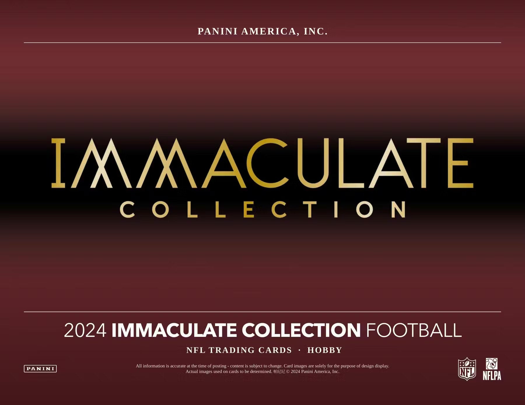 2024 Panini Immaculate Football Hobby Box | Columbia Sports Cards - Columbia Hobby - Sports Card Boxes - Toploaders - Card Savers