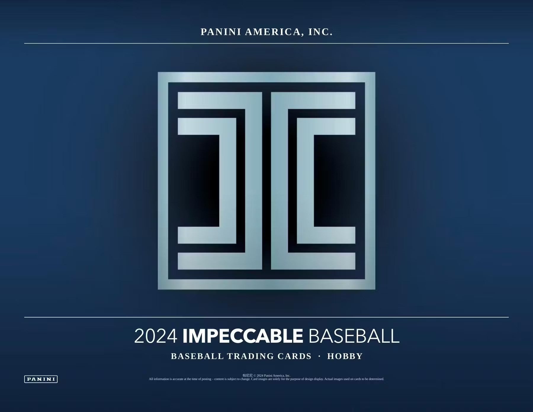 2024 Panini Impeccable Baseball Hobby Box - Columbia Hobby - Sports Card Boxes - Toploaders - Card Savers