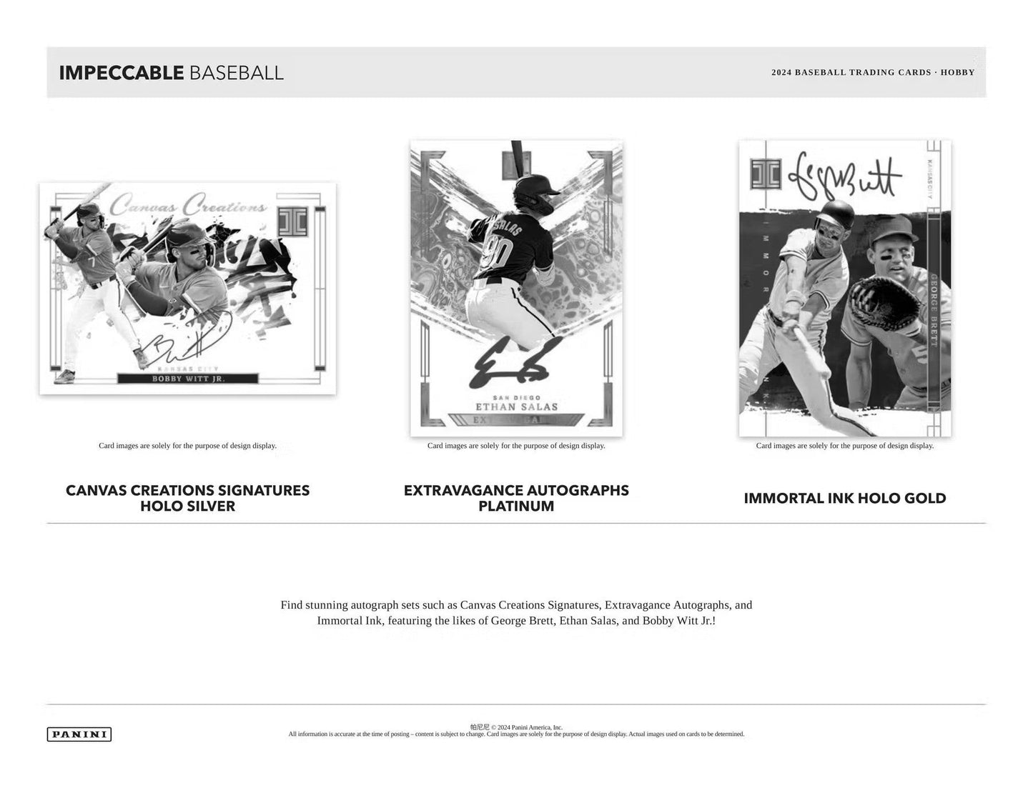 2024 Panini Impeccable Baseball Hobby Box - Columbia Hobby - Sports Card Boxes - Toploaders - Card Savers