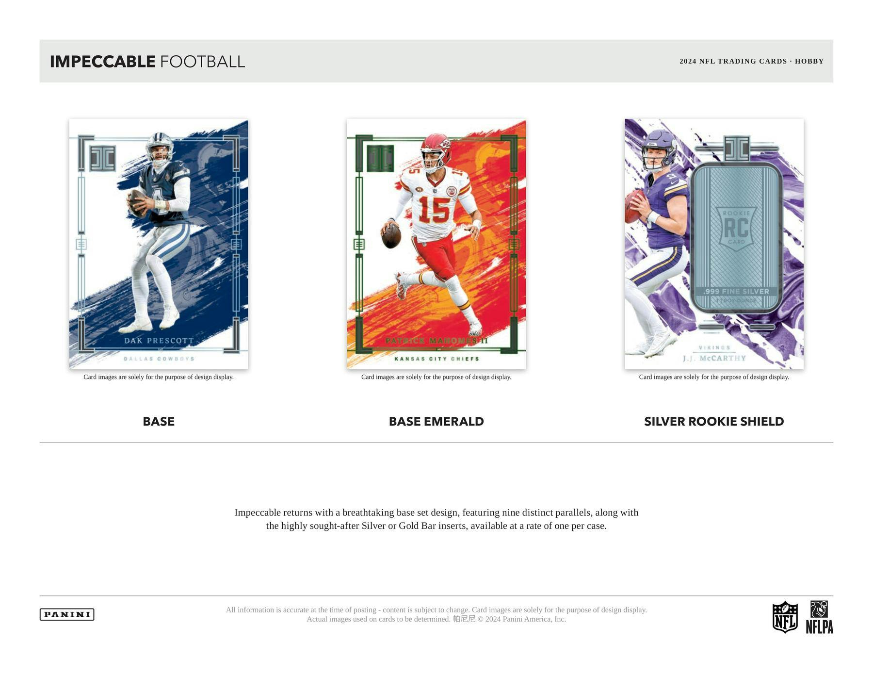 2024 Panini Impeccable Football Hobby Box - Columbia Hobby - Sports Card Boxes - Toploaders - Card Savers