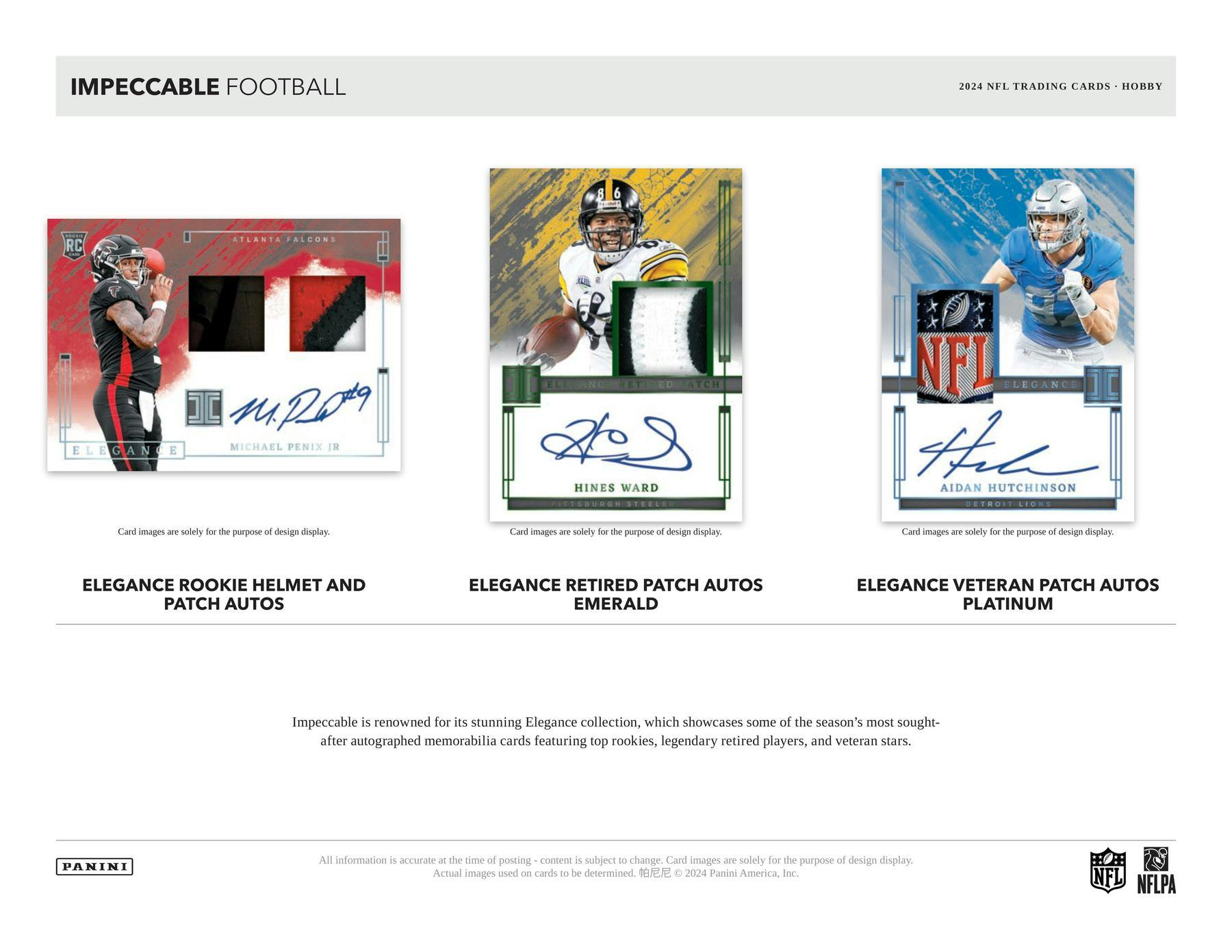 2024 Panini Impeccable Football Hobby Box - Columbia Hobby - Sports Card Boxes - Toploaders - Card Savers