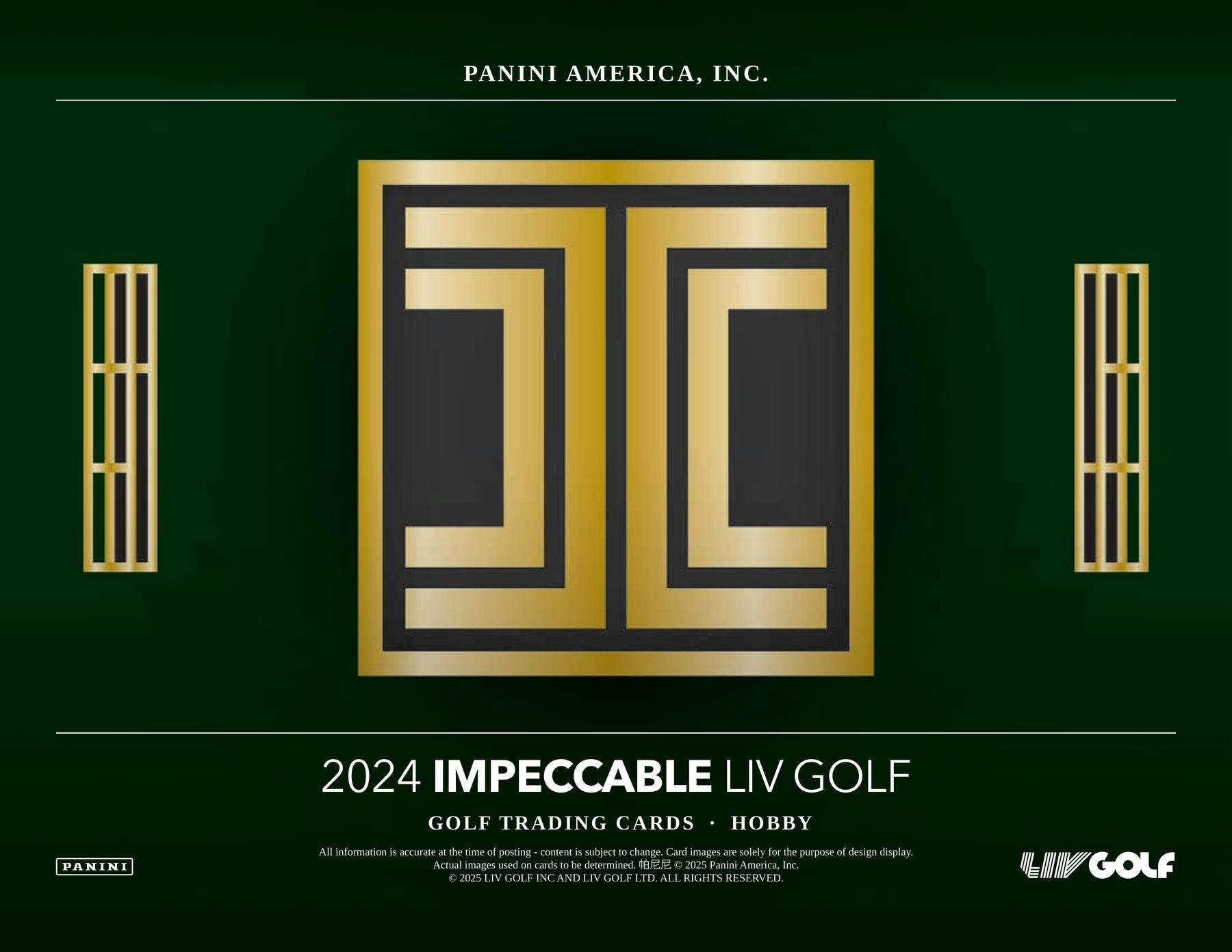 2024 Panini Impeccable LIV Golf Hobby Box - Columbia Hobby - Sports Card Boxes - Toploaders - Card Savers