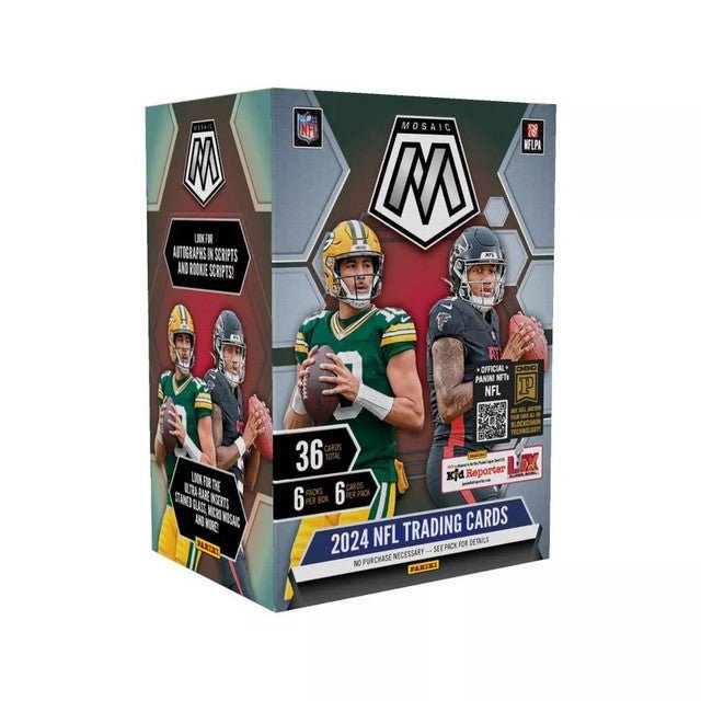 2024 Panini Mosaic Football 6 - Pack Blaster Box - Columbia Hobby - Sports Card Boxes - Toploaders - Card Savers