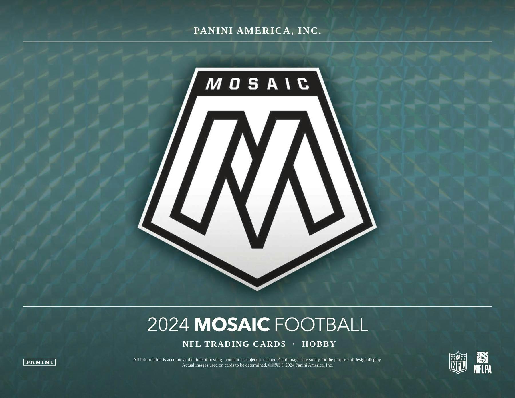 2024 Panini Mosaic Football Hobby Box - Columbia Hobby - Sports Card Boxes - Toploaders - Card Savers