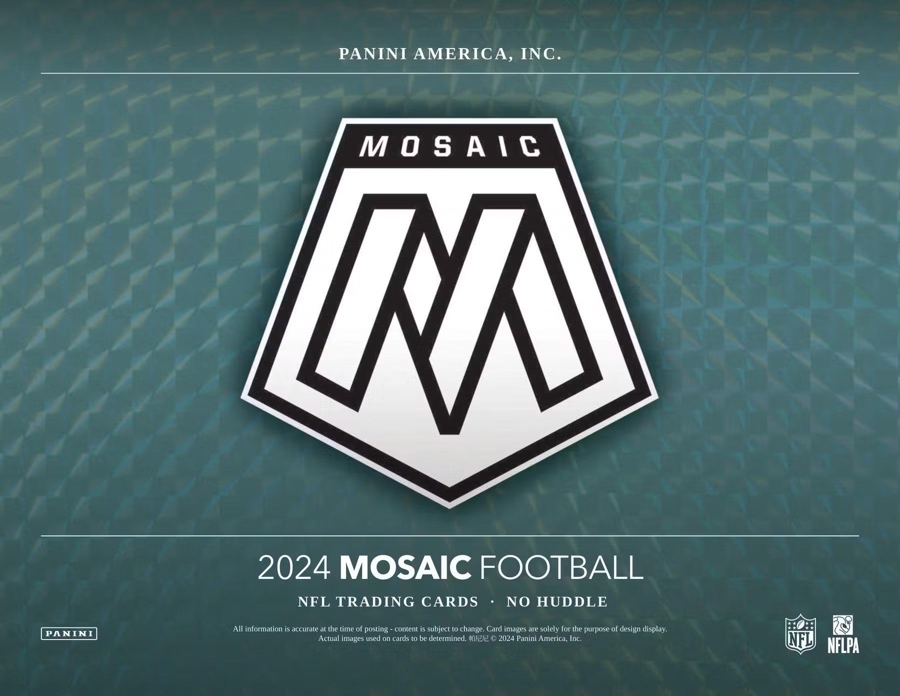 2024 Panini Mosaic No Huddle Football Box - Columbia Hobby - Sports Card Boxes - Toploaders - Card Savers