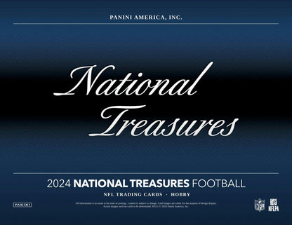 2024 Panini National Treasures Football Hobby Box | Columbia Sports Cards - Columbia Hobby - Sports Card Boxes - Toploaders - Card Savers