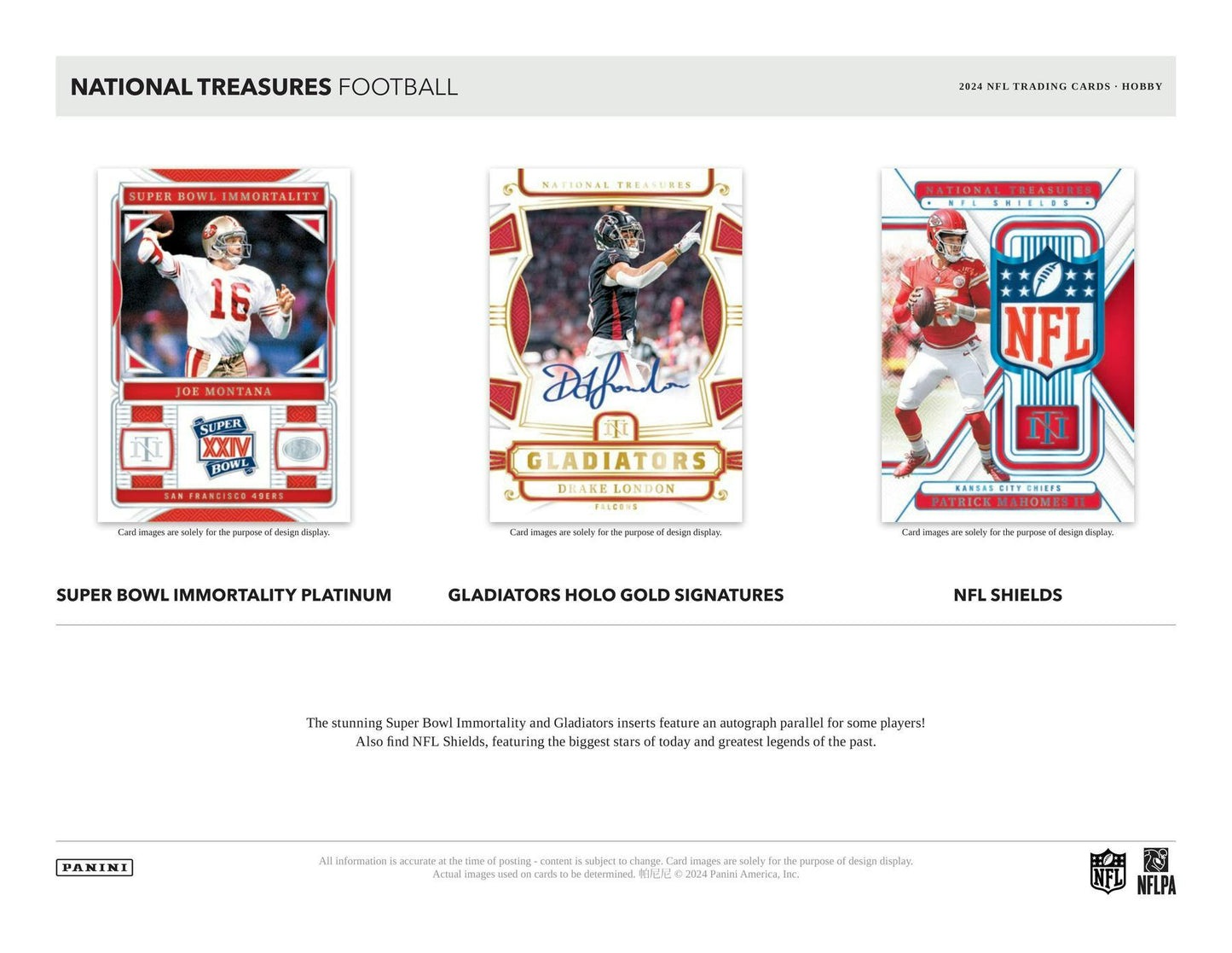 2024 Panini National Treasures Football Hobby Box | Columbia Sports Cards - Columbia Hobby - Sports Card Boxes - Toploaders - Card Savers
