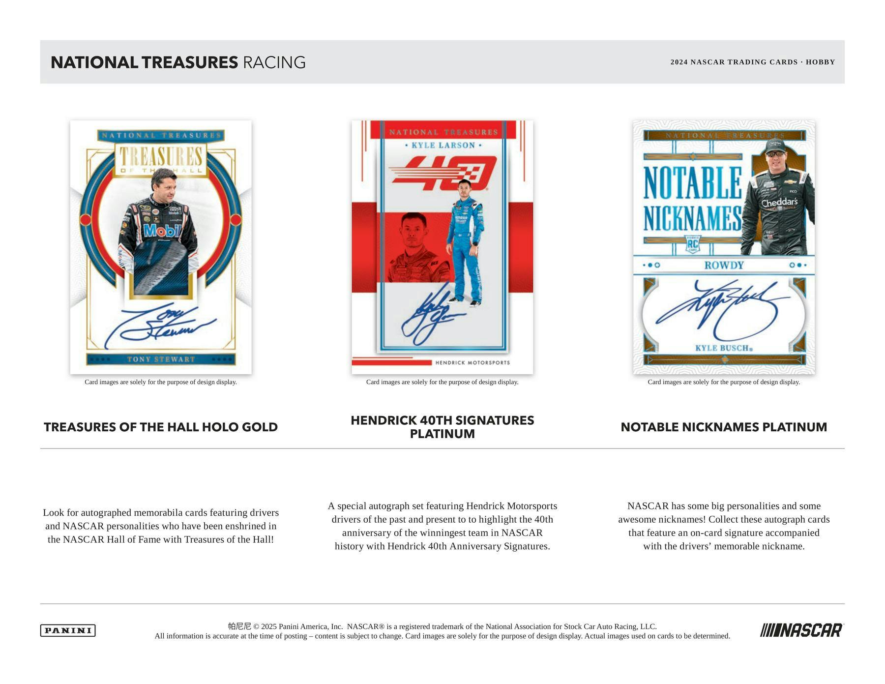 2024 Panini National Treasures Racing Hobby Box - Columbia Hobby - Sports Card Boxes - Toploaders - Card Savers