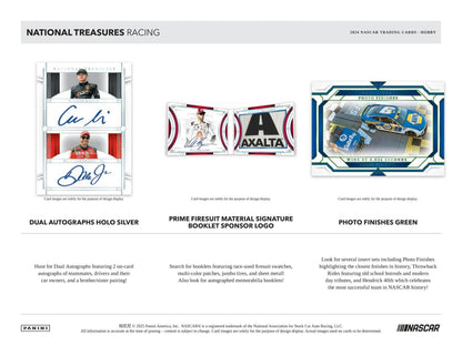 2024 Panini National Treasures Racing Hobby Box - Columbia Hobby - Sports Card Boxes - Toploaders - Card Savers
