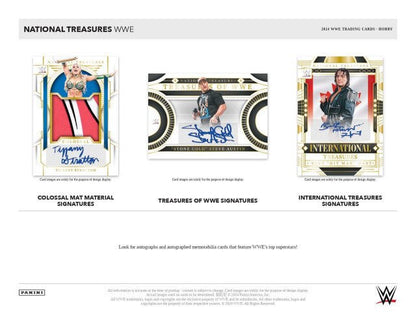 2024 Panini National Treasures WWE Wrestling Hobby Box - Columbia Hobby - Sports Card Boxes - Toploaders - Card Savers